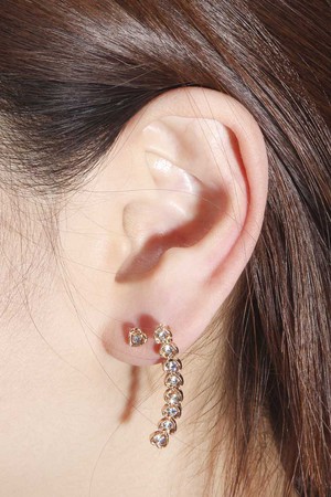 Heart Rhinestone Stud Earring 4GDA4